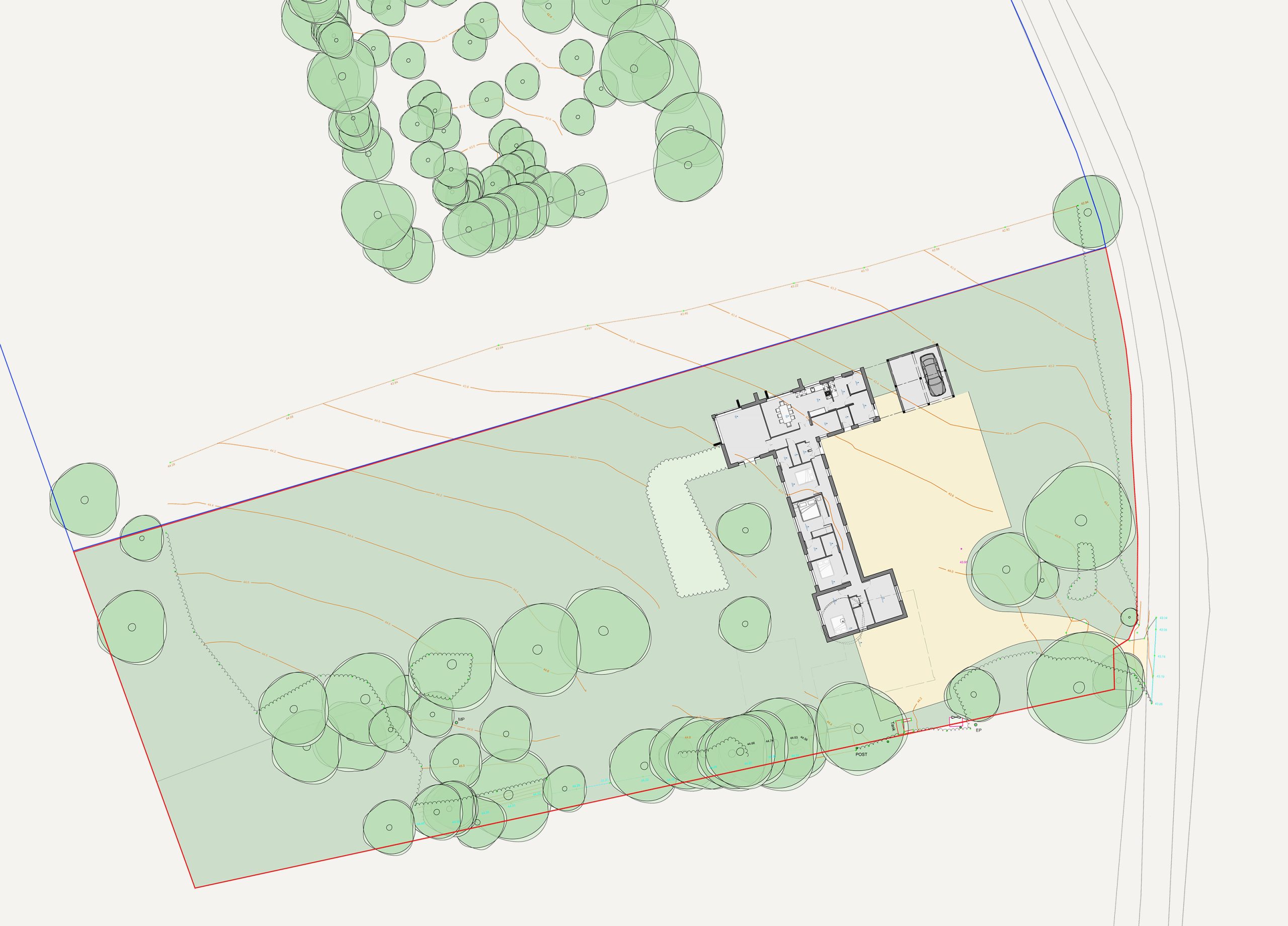 The Orchards Site Plan by slant architects