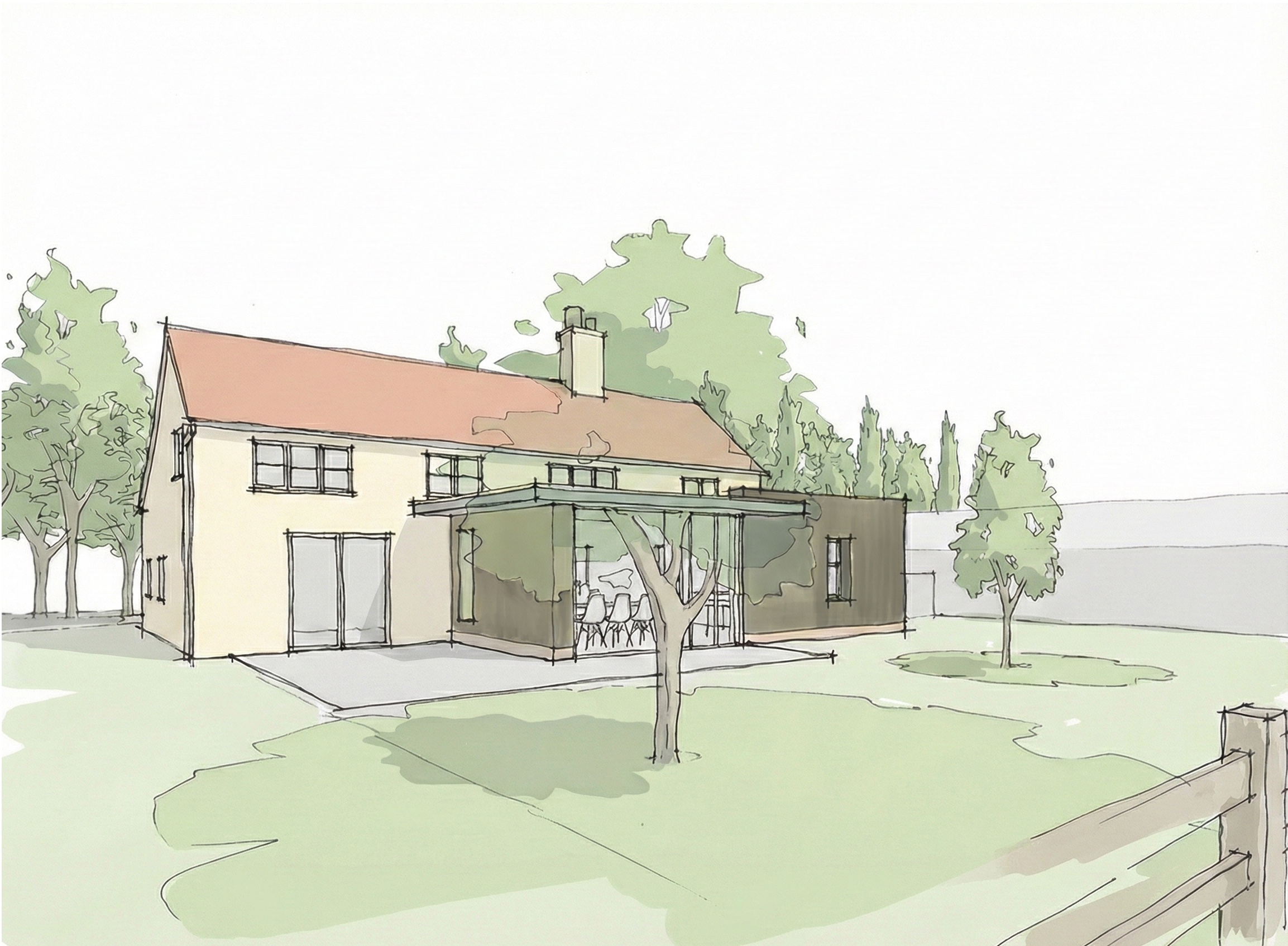 slant architects – Mole Cottage. Selected example of house extension